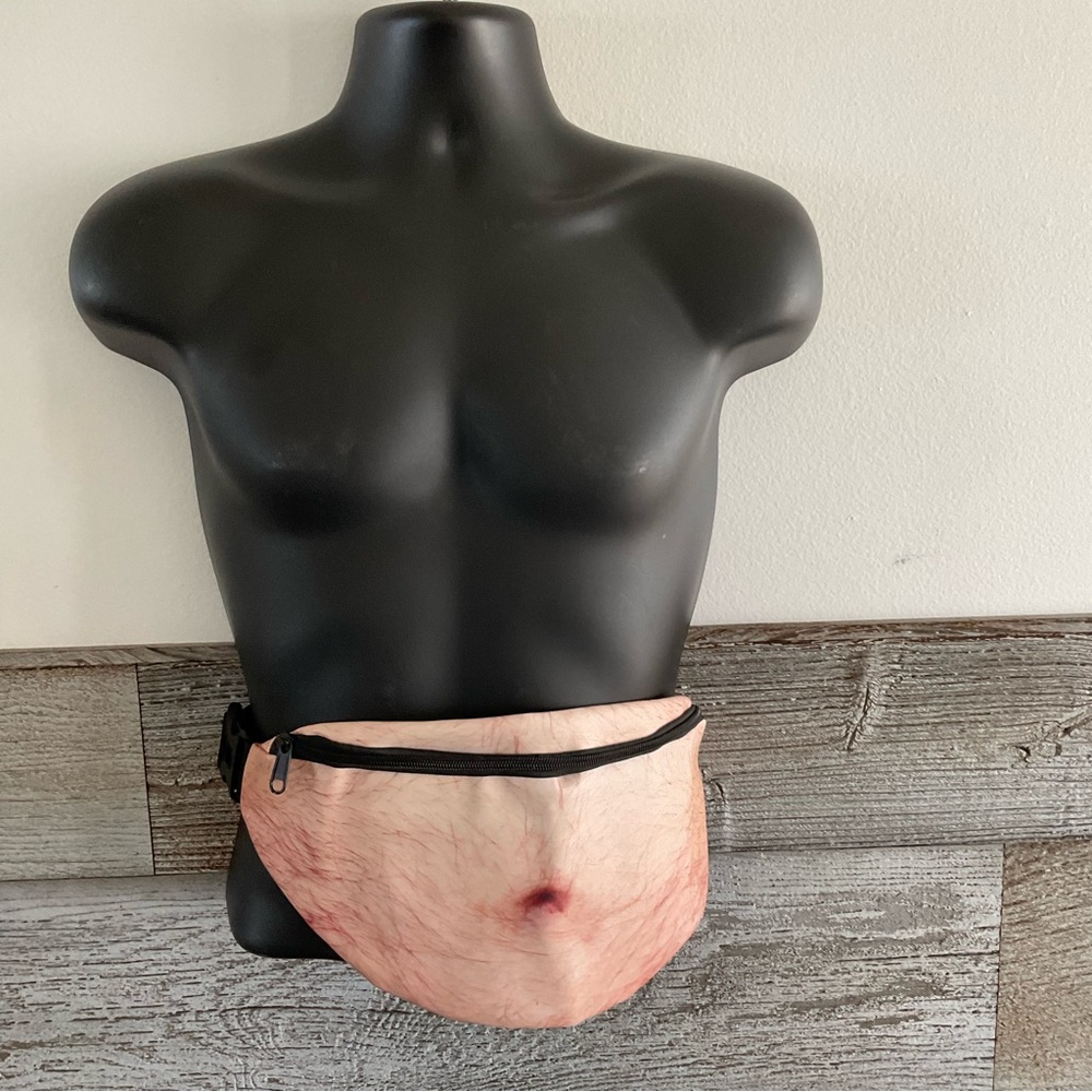 Dad Bod funny hairy belly belt bag fanny pack